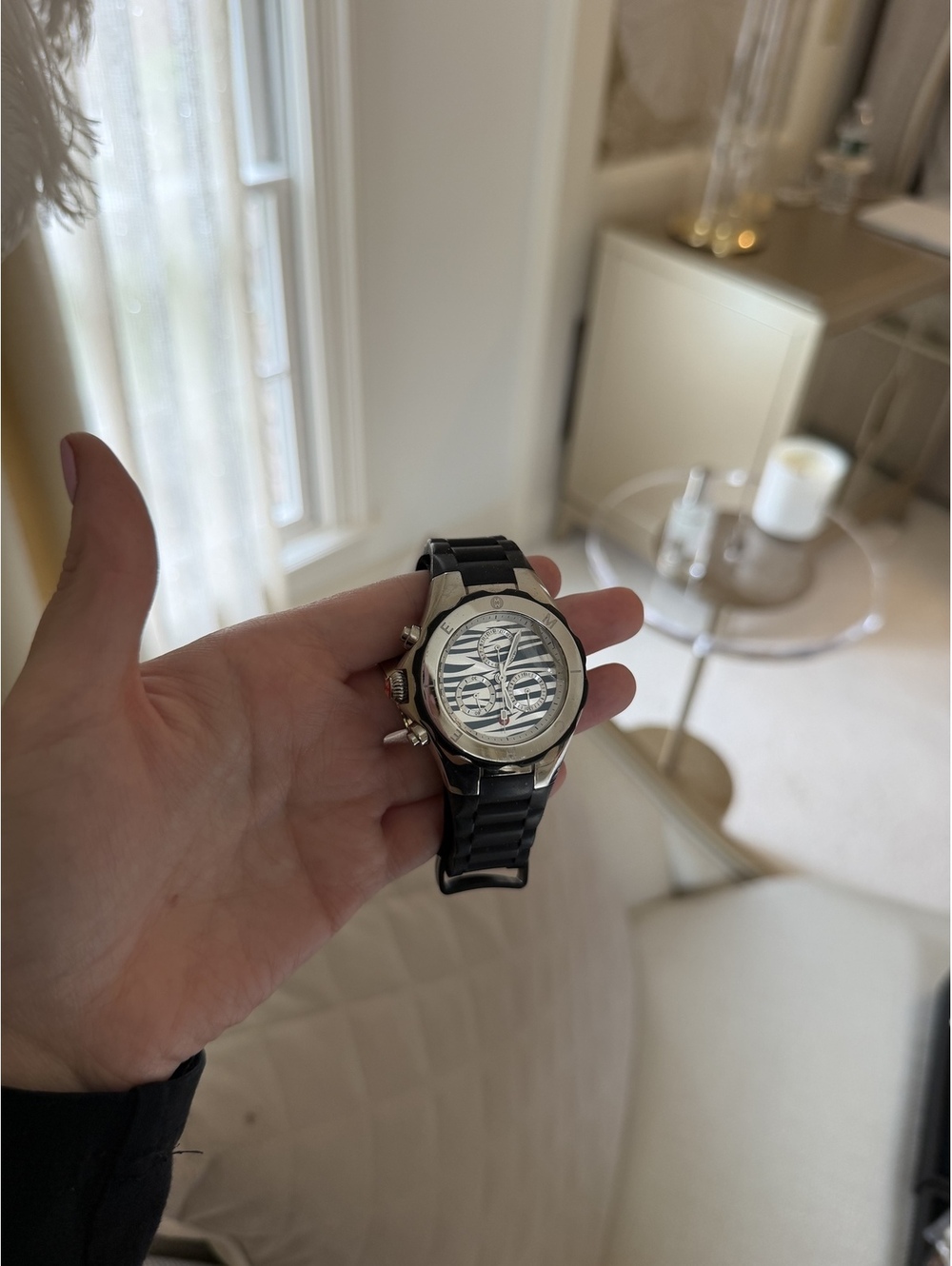 Michele Tahitian Jelly Bean Chronograph Watch